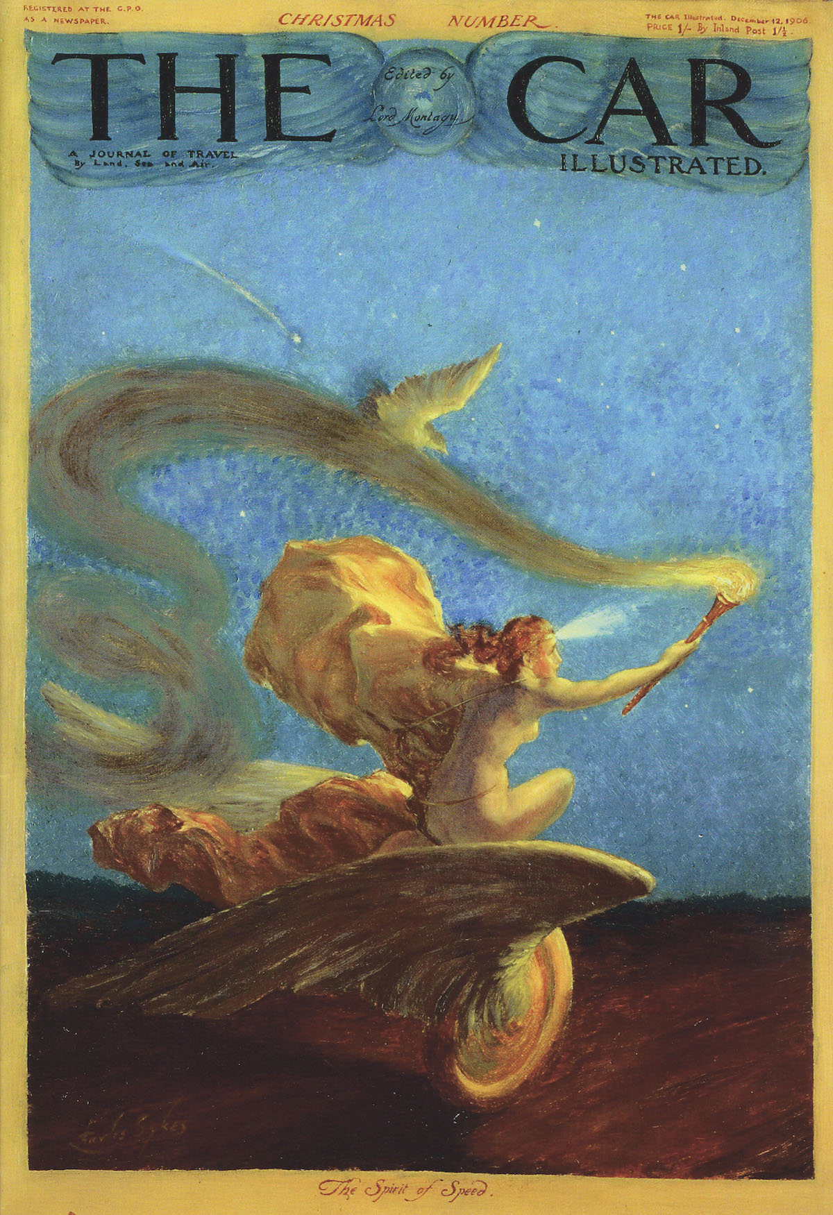 The Car Illustrated cover by Charles Sykes