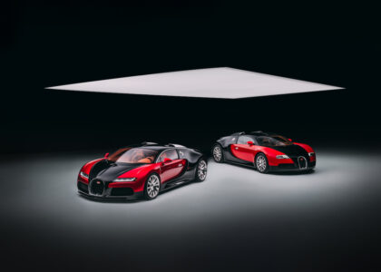 Bugatti Veyron F.K.P. Hommage and original Veyron