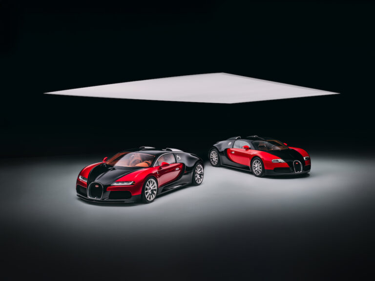 Bugatti Veyron F.K.P. Hommage and original Veyron