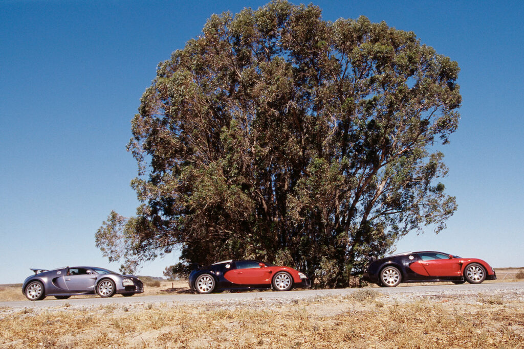 Bugatti Veyron test mules in South Africa