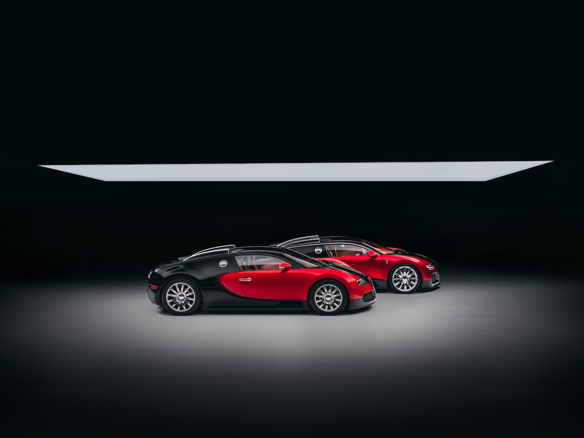 Bugatti Veyron F.K.P. Hommage and original Veyron