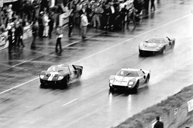 1966 Le Mans Ford GT40 1-2-3 finish