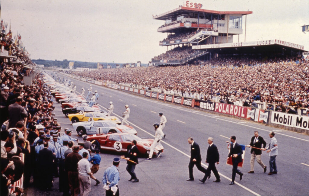 1966 Le Mans start line