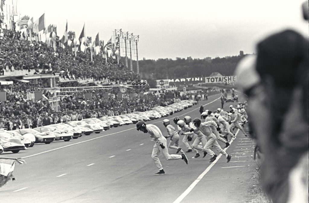 24 Hours of LeMans, LeMans, France, 1966. Start of race. CD#0554-3252-3673-11.
