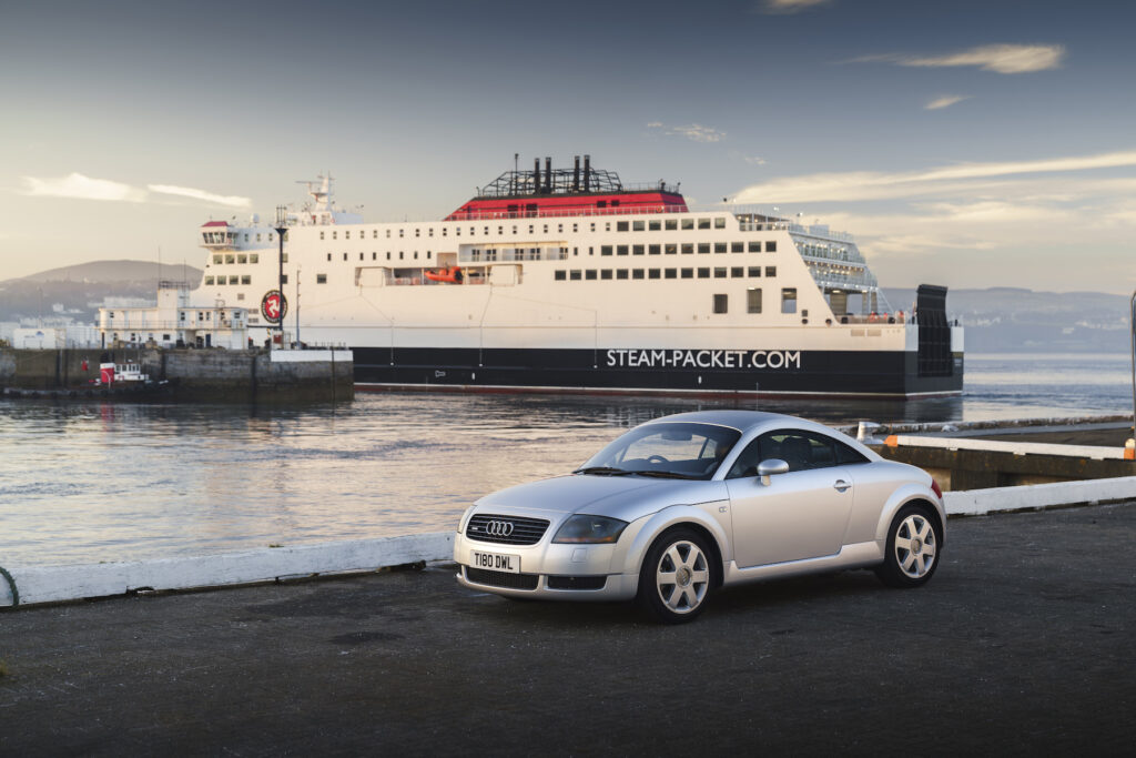Audi TT on the Isle of Man