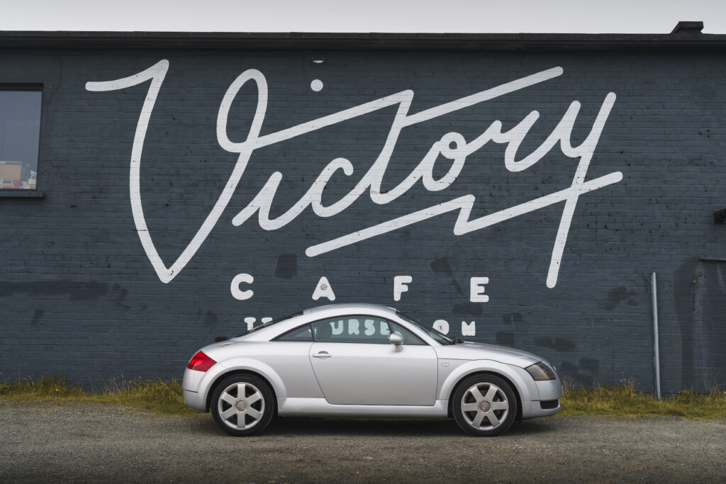 Audi TT on the Isle of Man