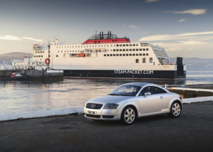 Audi TT on the Isle of Man