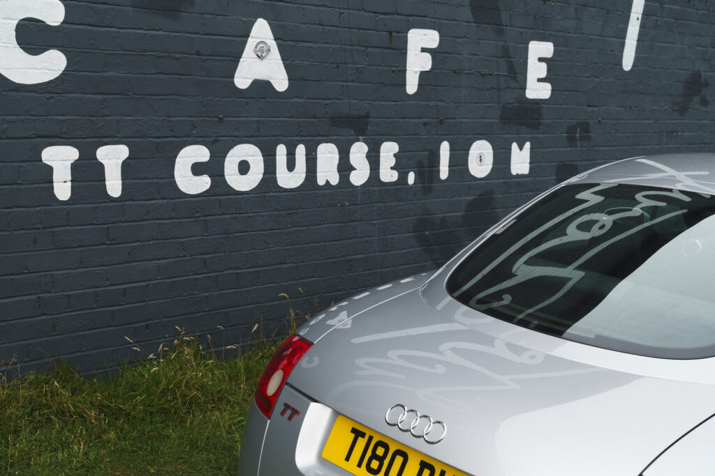 Audi TT on the Isle of Man