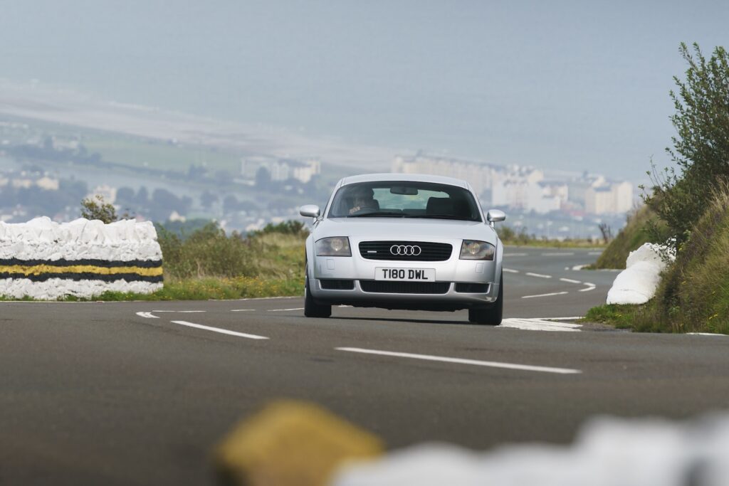 Audi TT on the Isle of Man