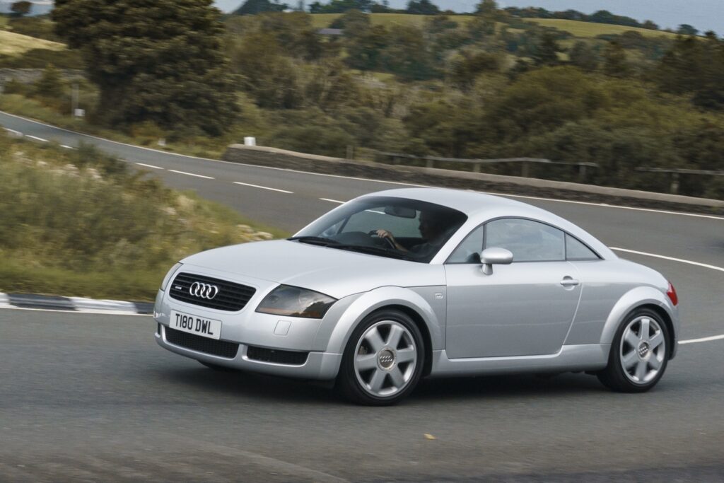 Audi TT on the Isle of Man