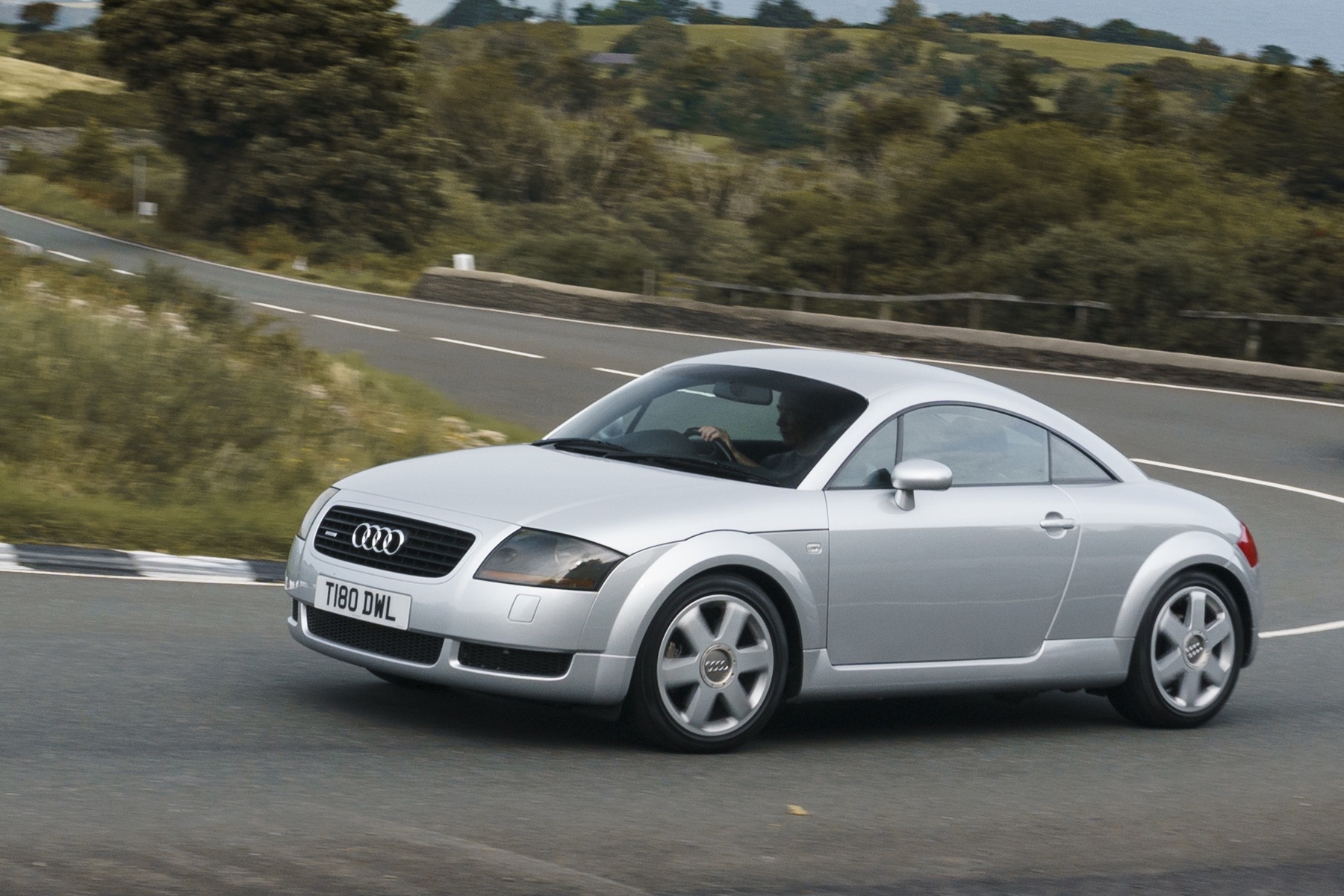 Audi TT on the Isle of Man