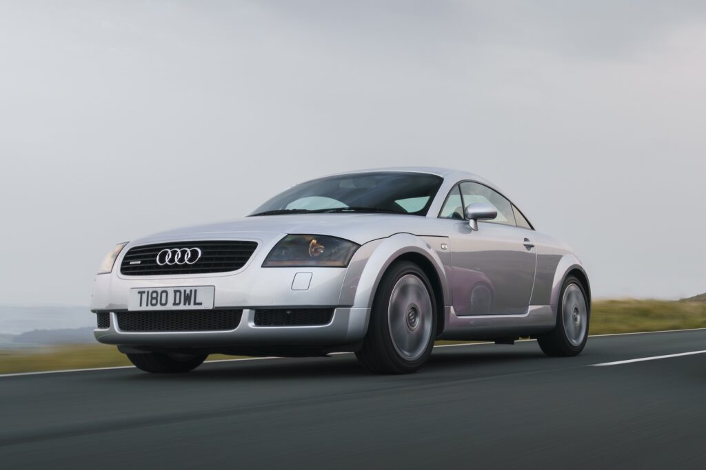 Audi TT on the Isle of Man
