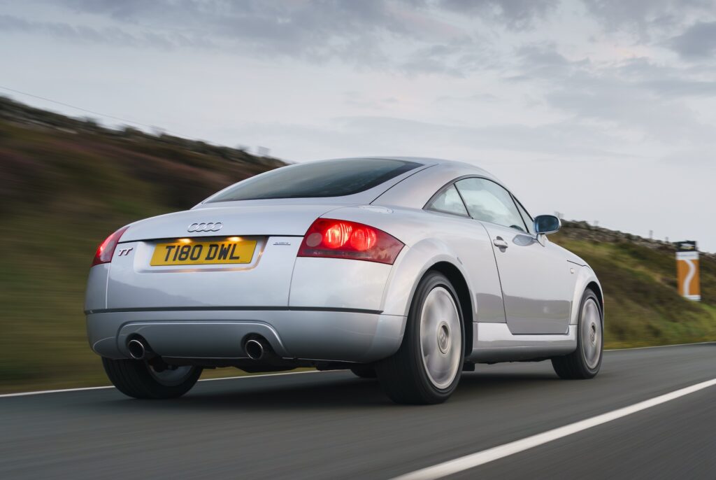 Audi TT on the Isle of Man