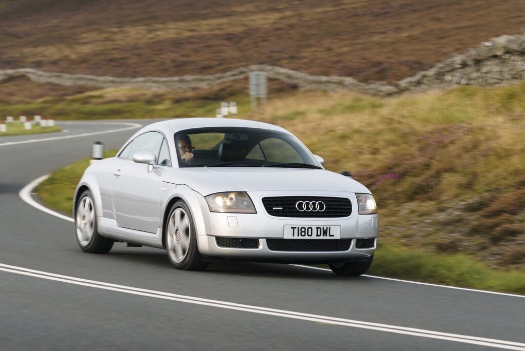 Audi TT on the Isle of Man