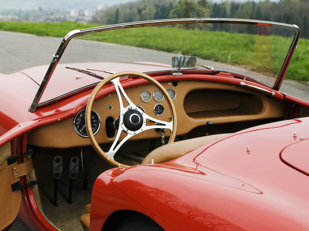 1953-56 AC Ace interior