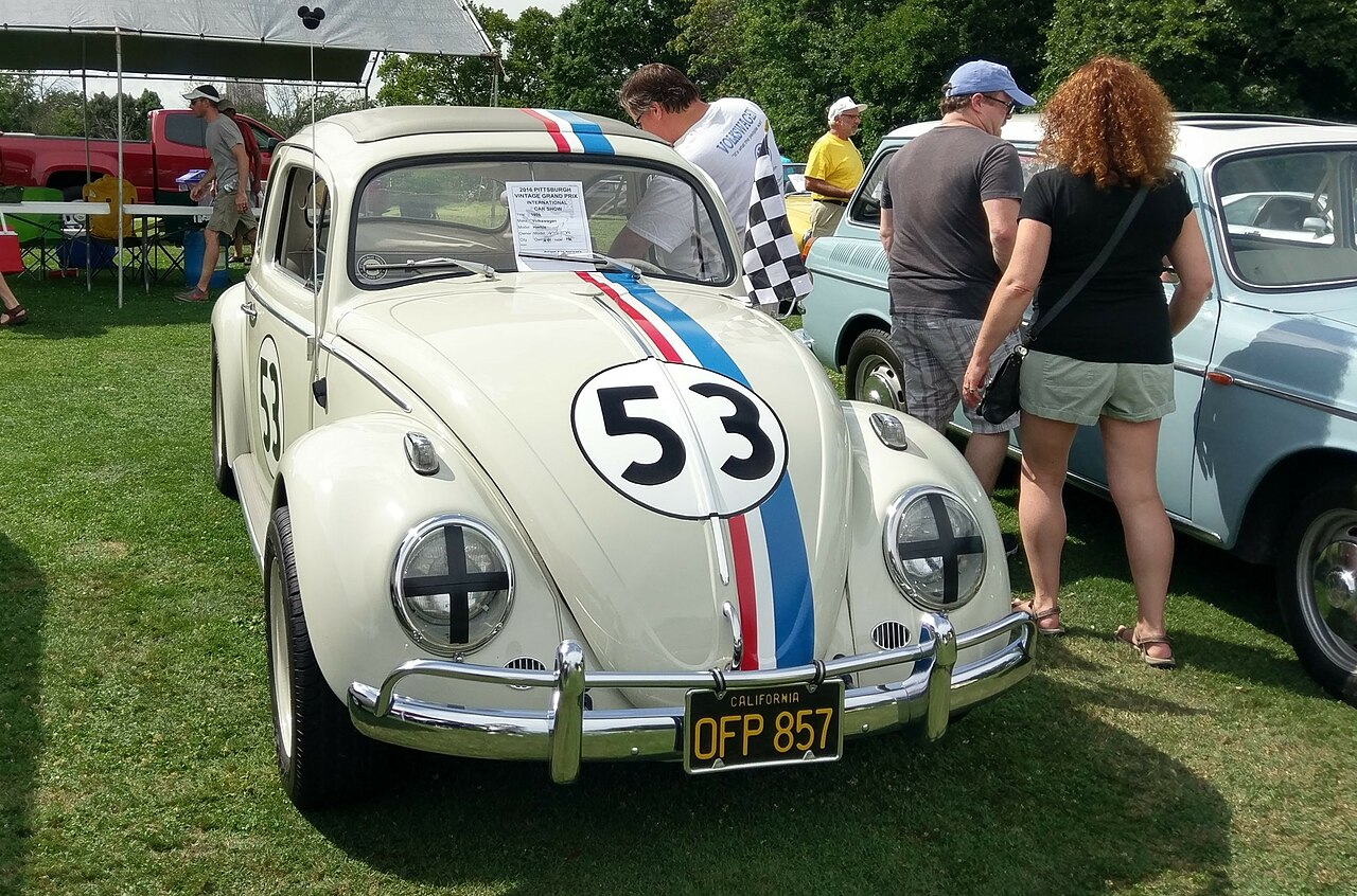 A 1963 Volkswagen Beetle used by Walt Disney Productions for the 1968 film The Love Bug