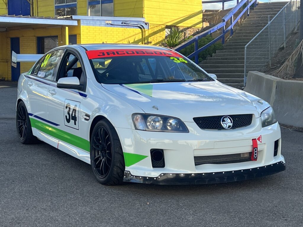 Shane Jacobson's VE Commodore race car