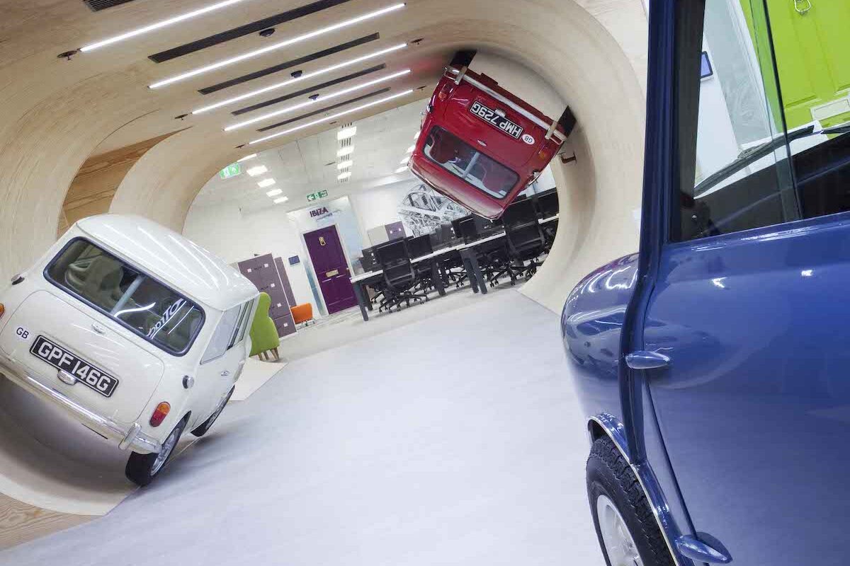 In 2014, Auto Trader recreated a famous scene from the film at its London headquarters in the St Pancras North Development