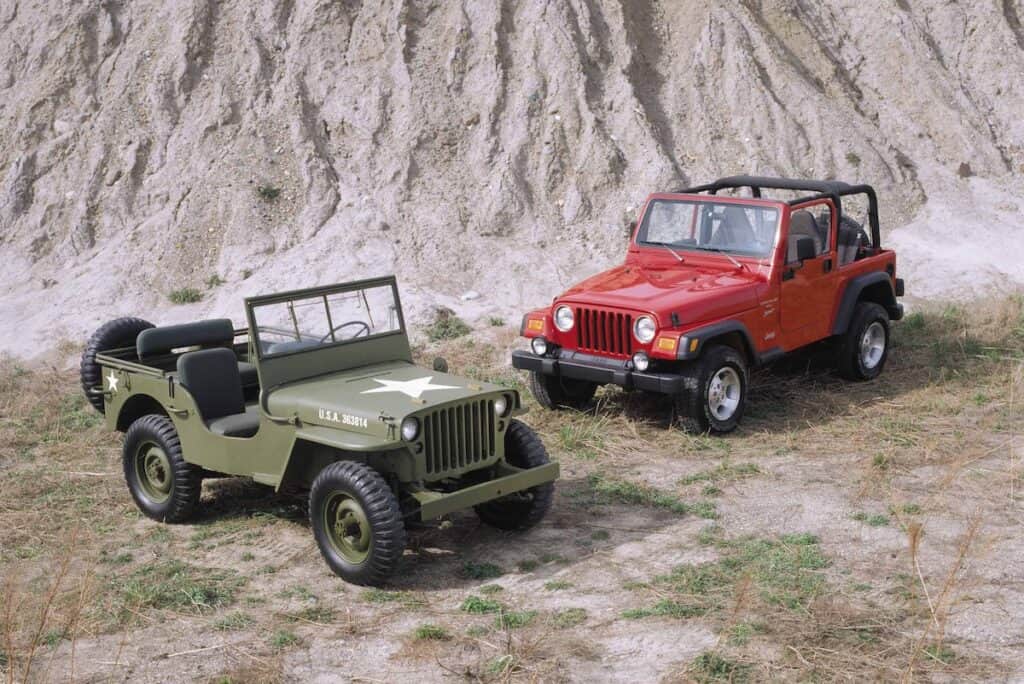 Jeep Willys MB and Jeep Wrangler