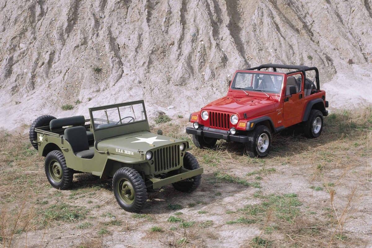 Jeep Willys MB and Jeep Wrangler