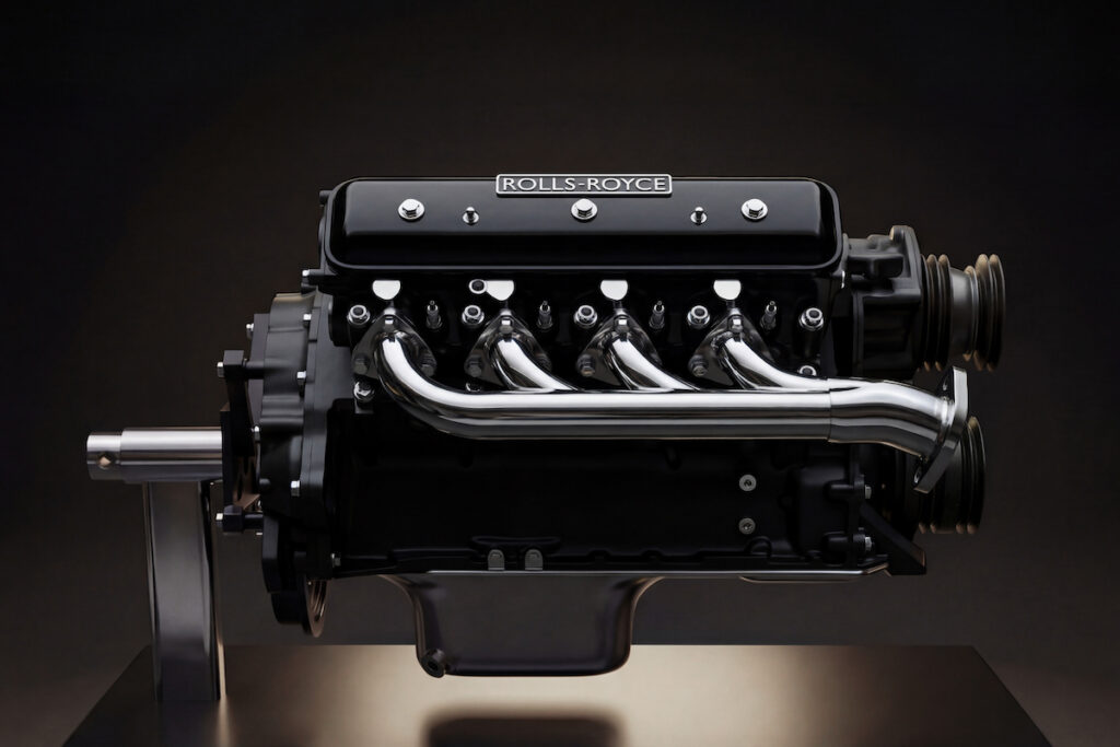 Halcyon Rolls-Royce Corniche Great Eight Series engine