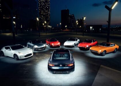 All seven Nissan Z generations