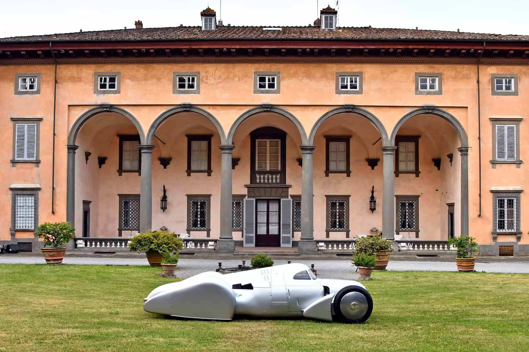 Audi recreated the Auto Union Lucca. Image taken in Lucca, Italy, at the beginning of May 2026.
