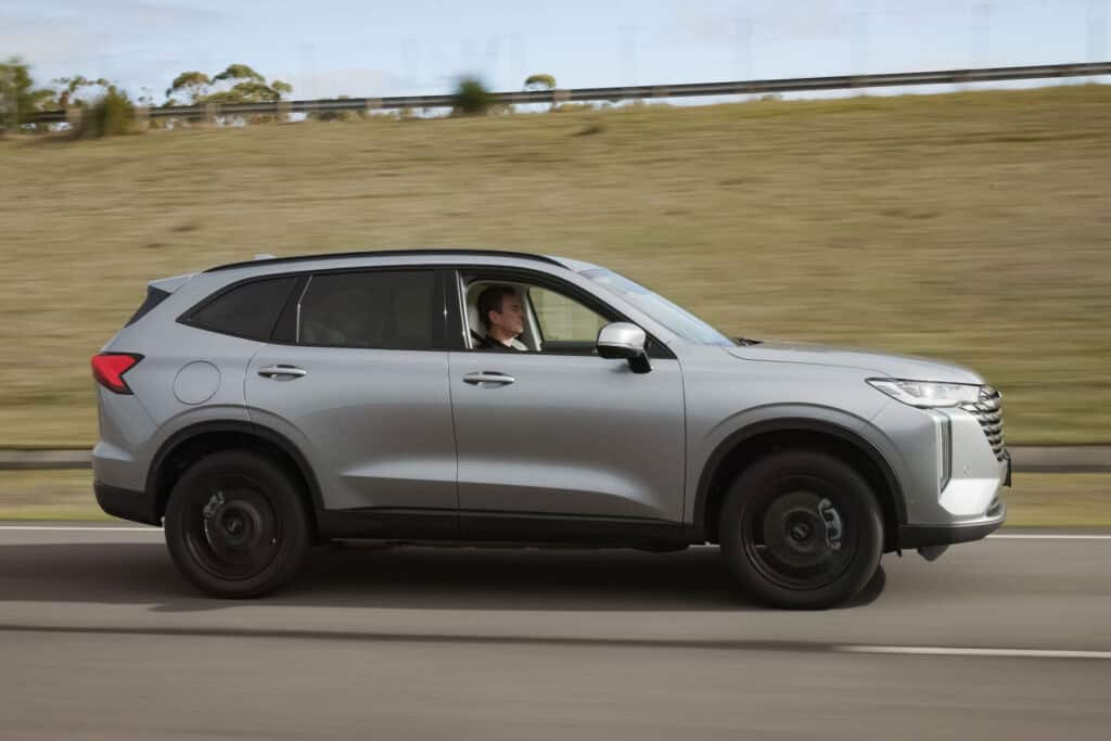 Rob Trubiani driving a Haval at Lang Lang