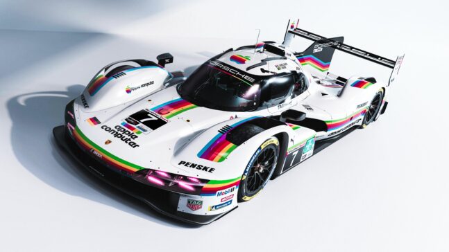 Porsche 963 with Apple Computer livery