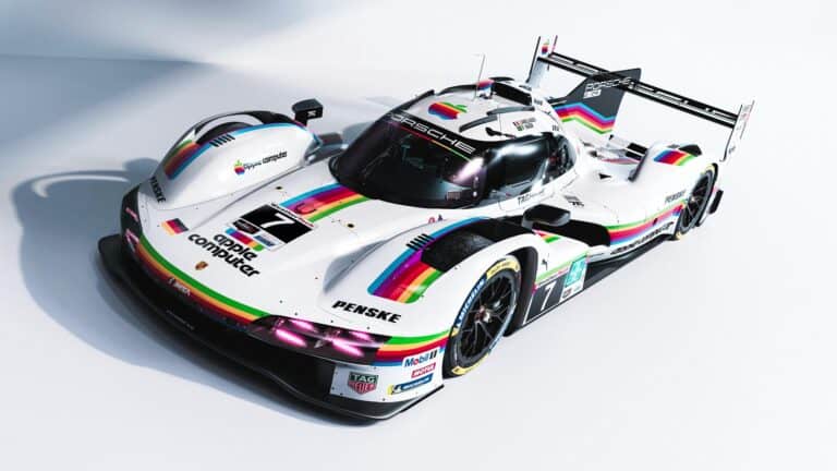 Porsche 963 with Apple Computer livery