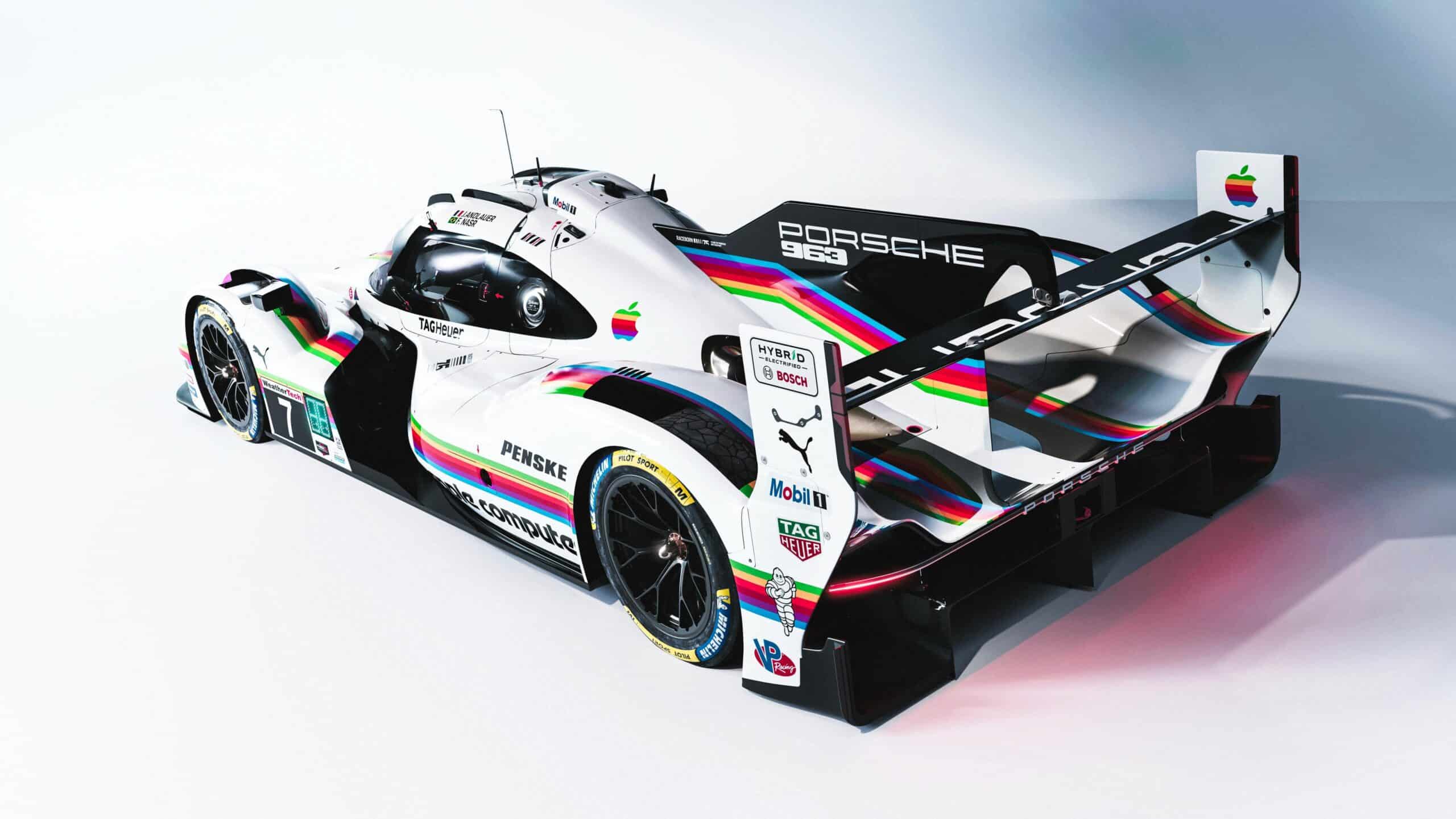 Porsche 963 with Apple Computer livery