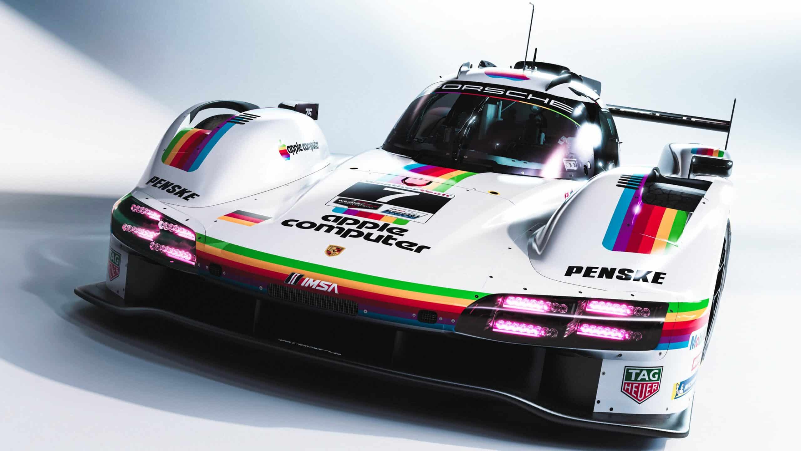 Porsche 963 with Apple Computer livery