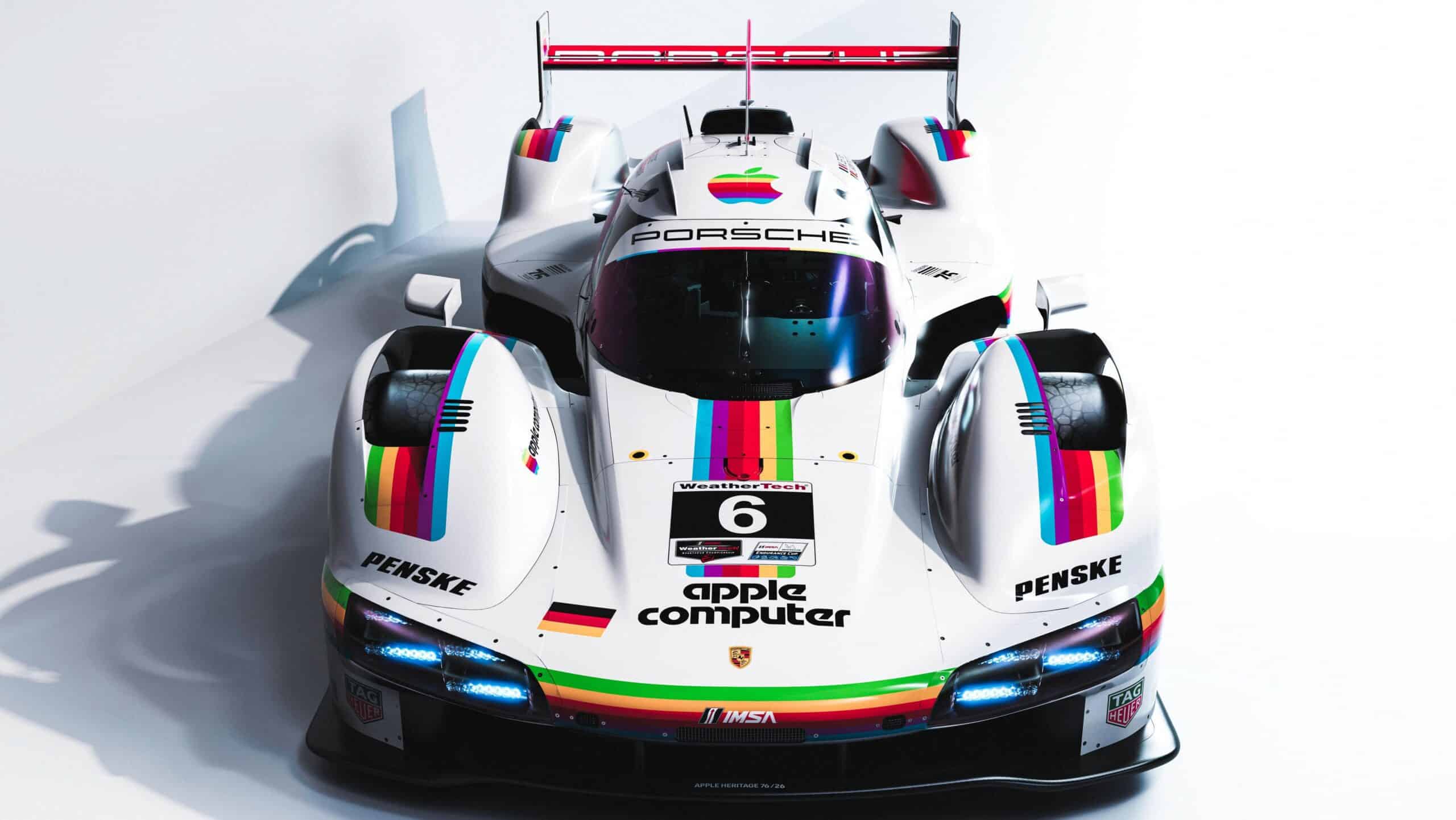 Porsche 963 with Apple Computer livery