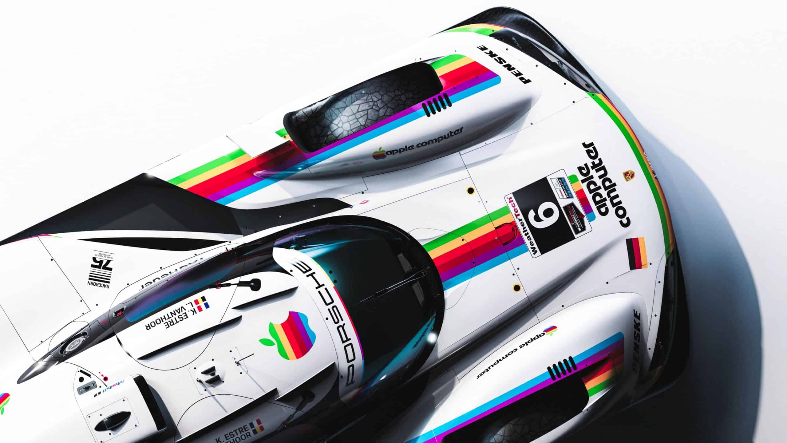 Porsche 963 with Apple Computer livery