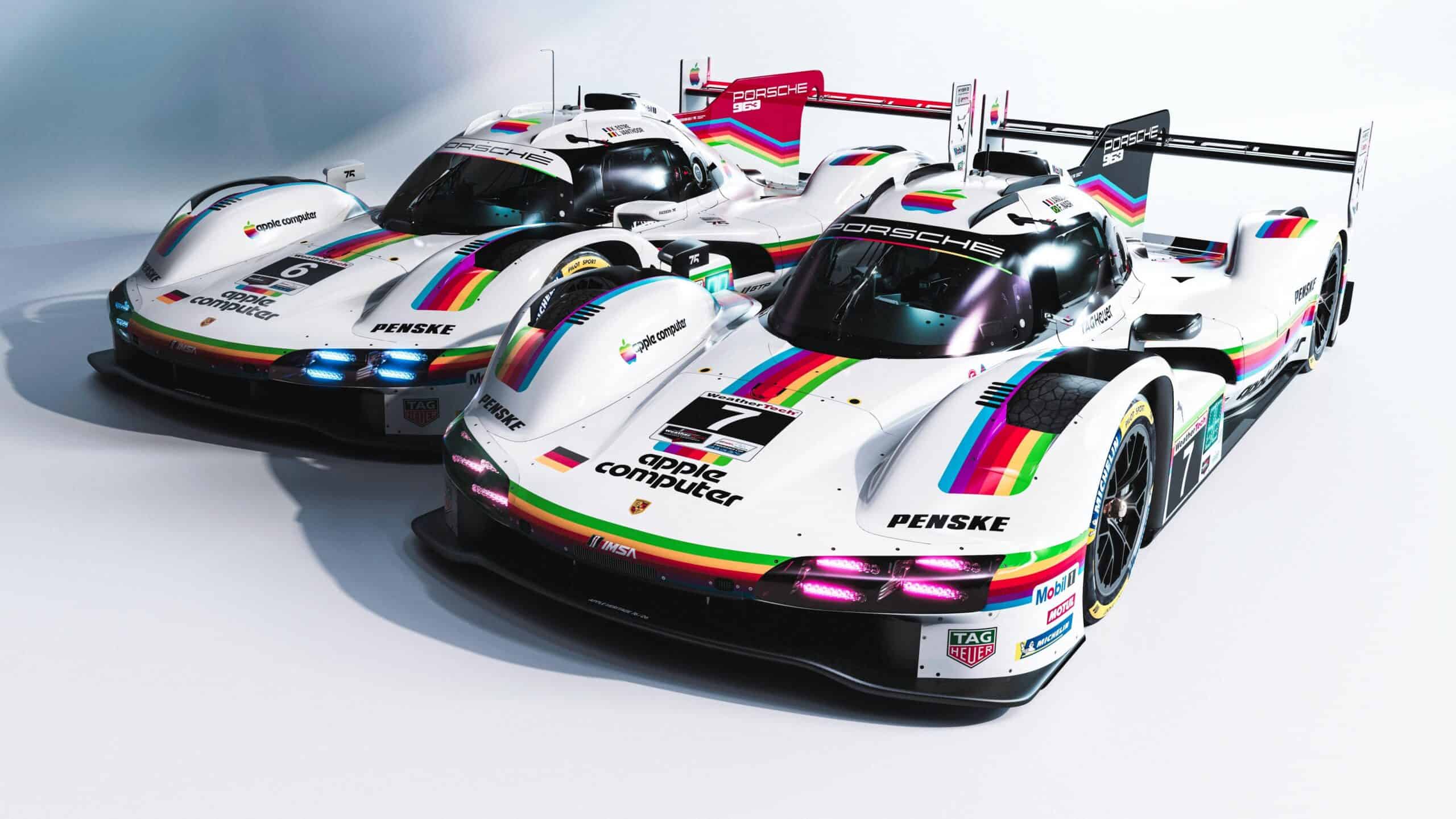Porsche 963 with Apple Computer livery