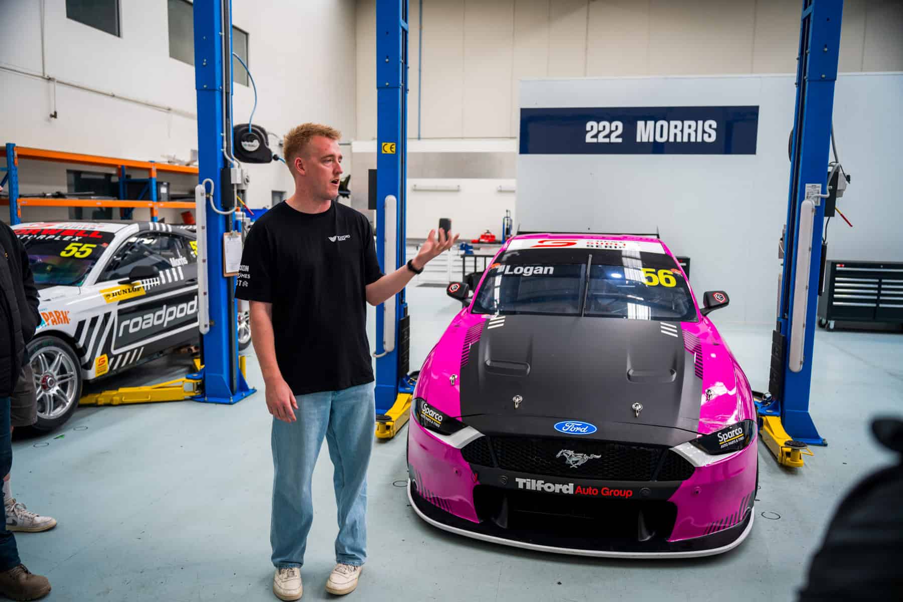 Ford Mustang Supercars at Tickford Racing headquarters