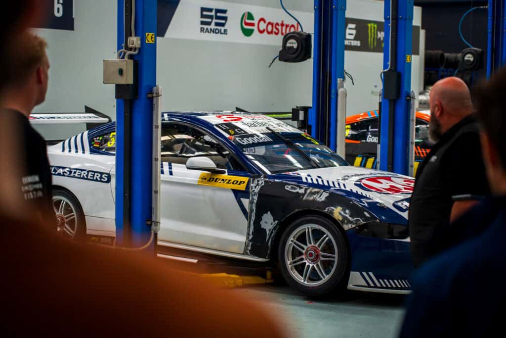 Ford Mustang Supercars at Tickford Racing headquarters