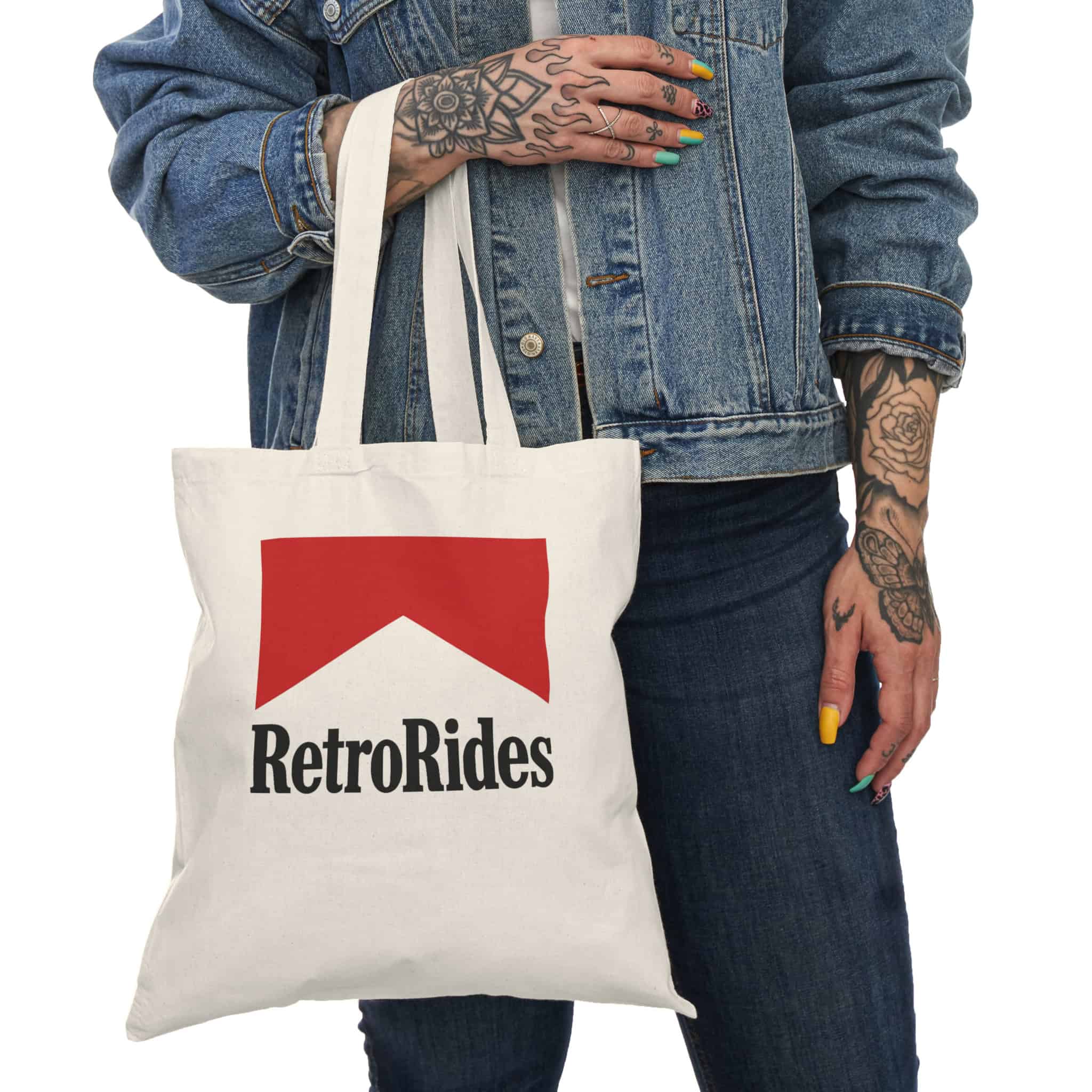 Retro Rides Classic Logo Tote Bag - Image 3