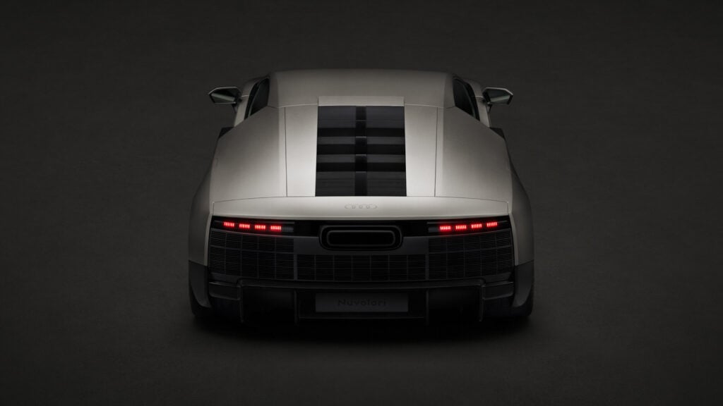Audi Nuvolari Titanium, static studio shot, exterior, rear view