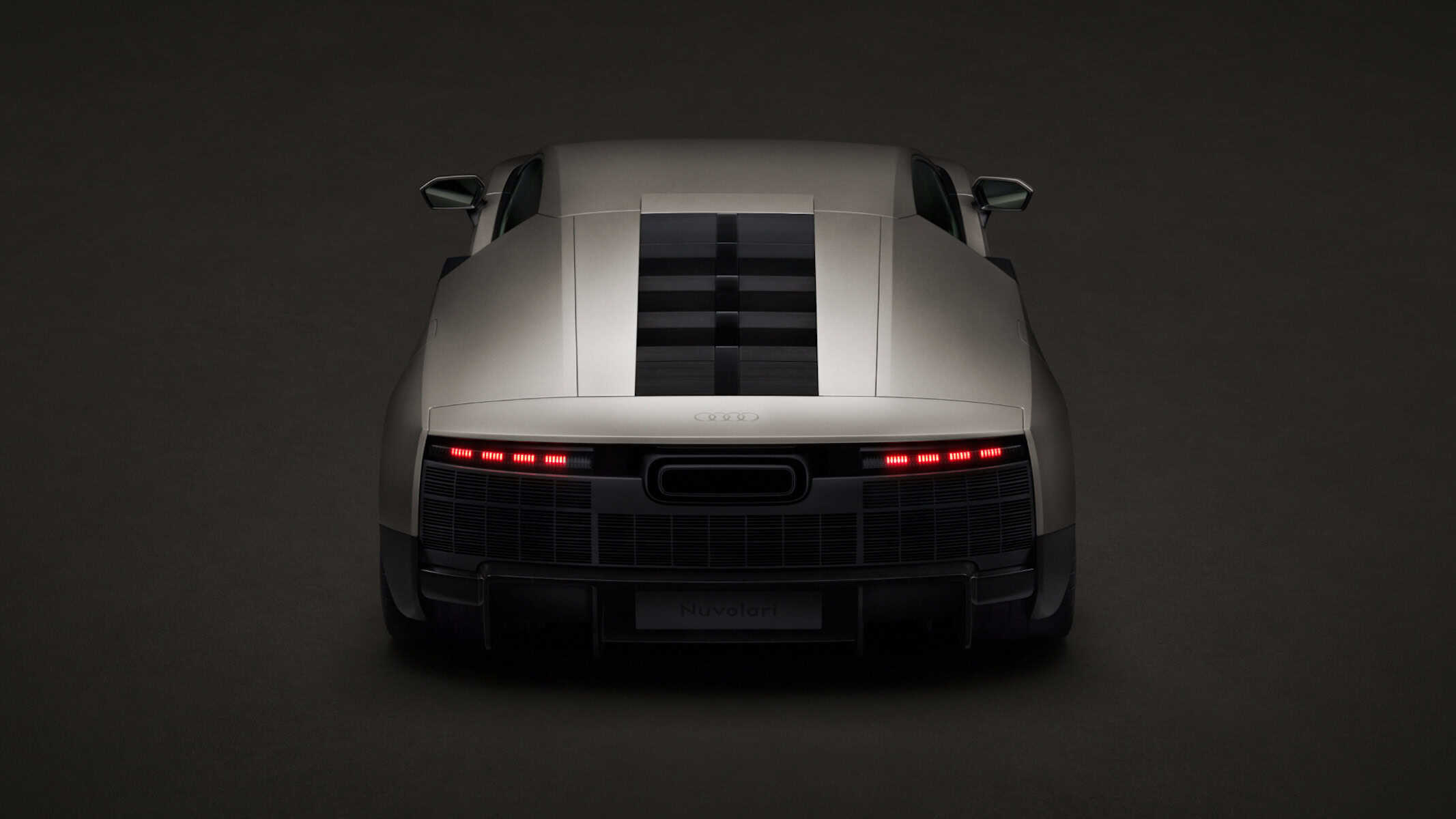 Audi Nuvolari Titanium, static studio shot, exterior, rear view