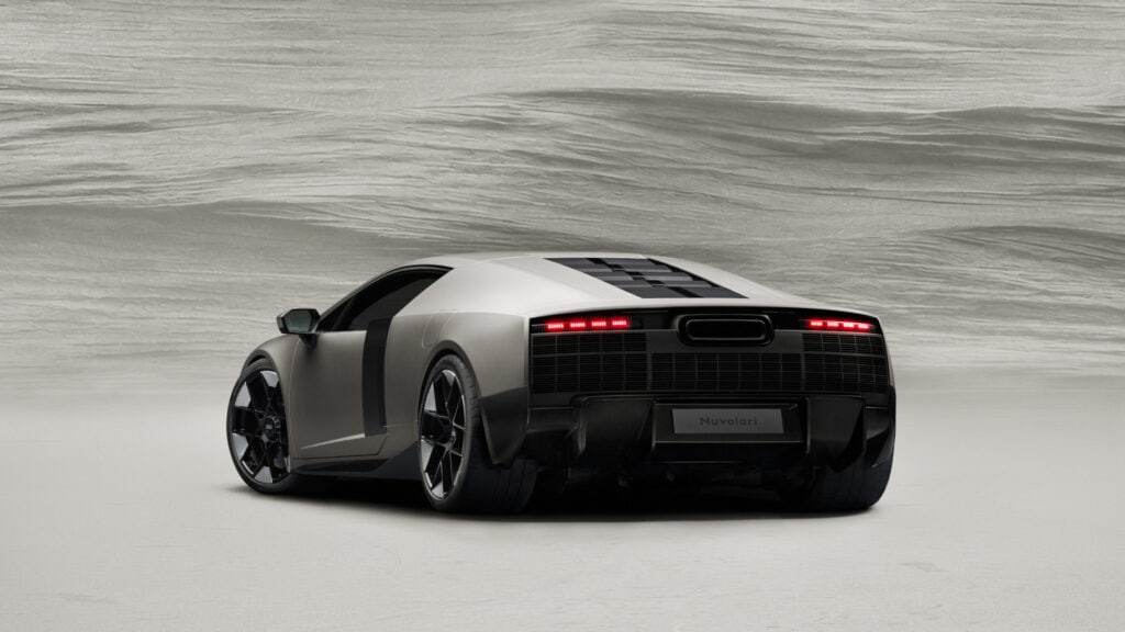 Audi Nuvolari Titanium, static studio shot, exterior, rear three-quarter view