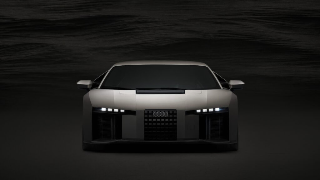 Audi Nuvolari Titanium, static studio shot, exterior, frontal view