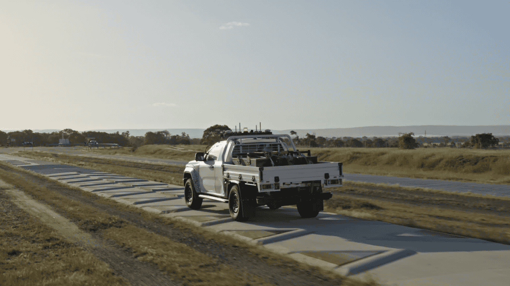 Autonomous testing of the Ford Ranger Super Duty at You Yangs