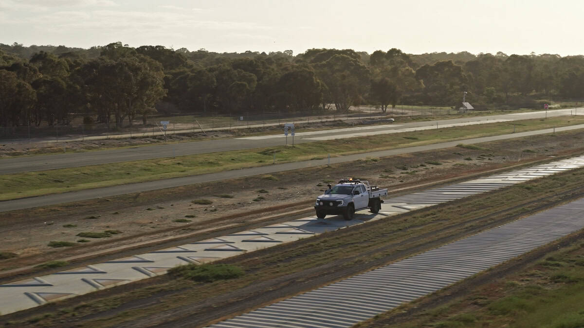 Autonomous testing of the Ford Ranger Super Duty at You Yangs