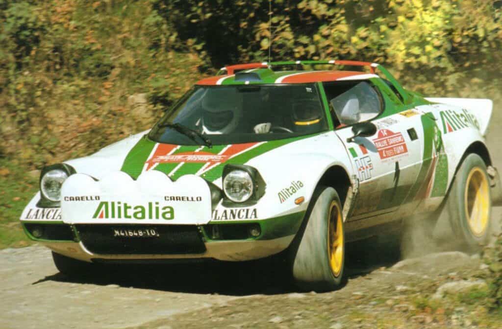 Lancia Stratos Alitalia rally car