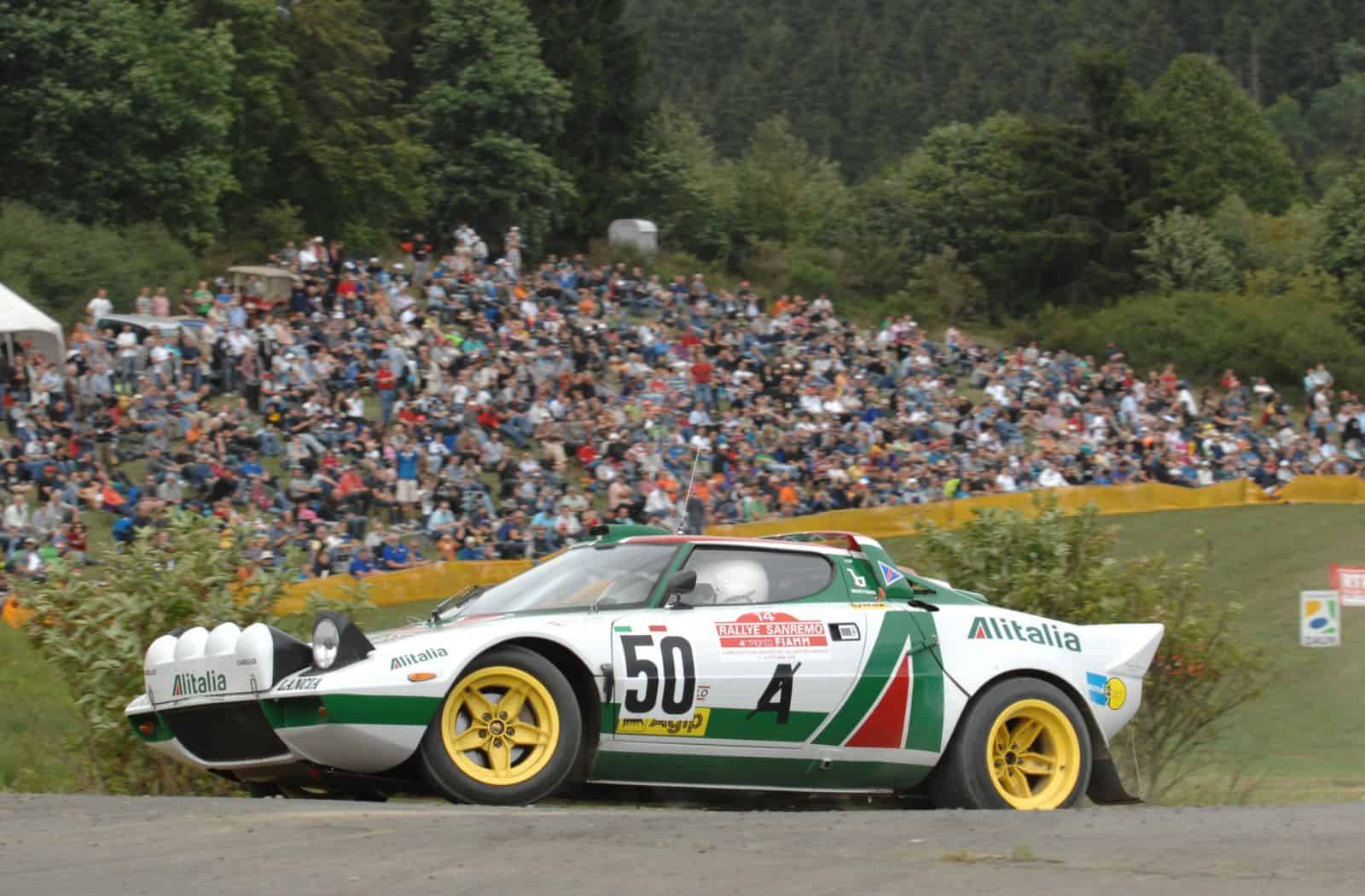 Lancia Stratos Alitalia rally car