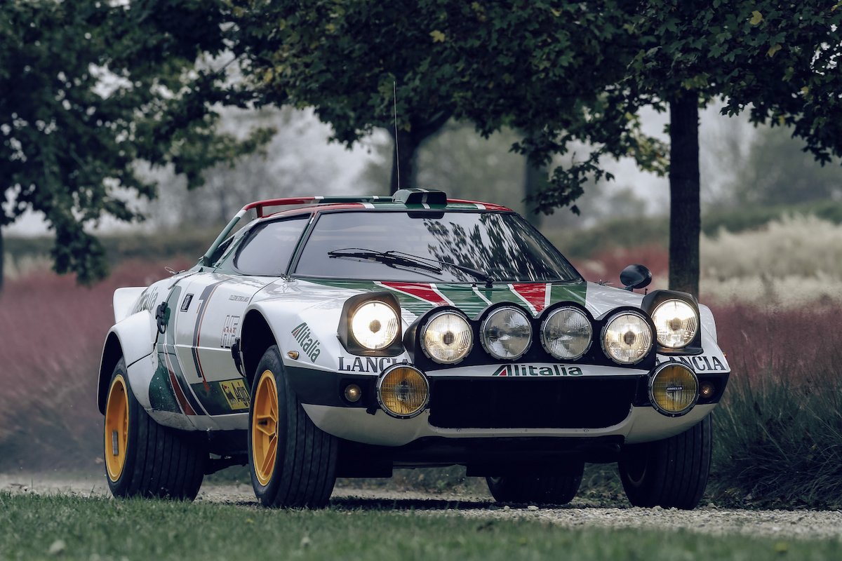 Lancia Stratos Alitalia rally car