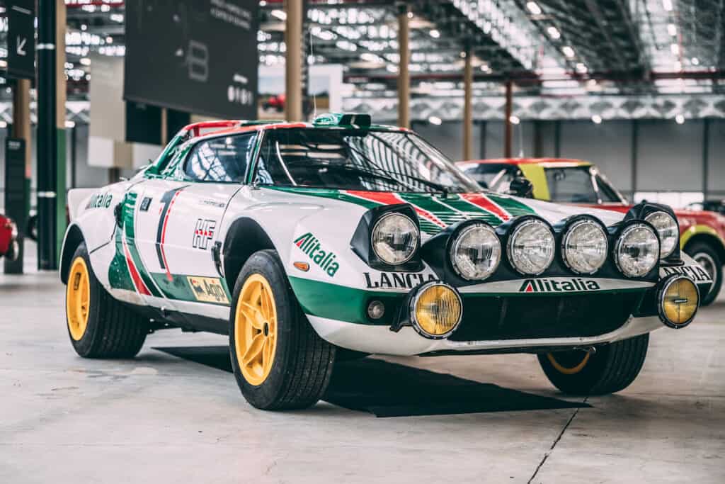 Lancia Stratos Alitalia rally car