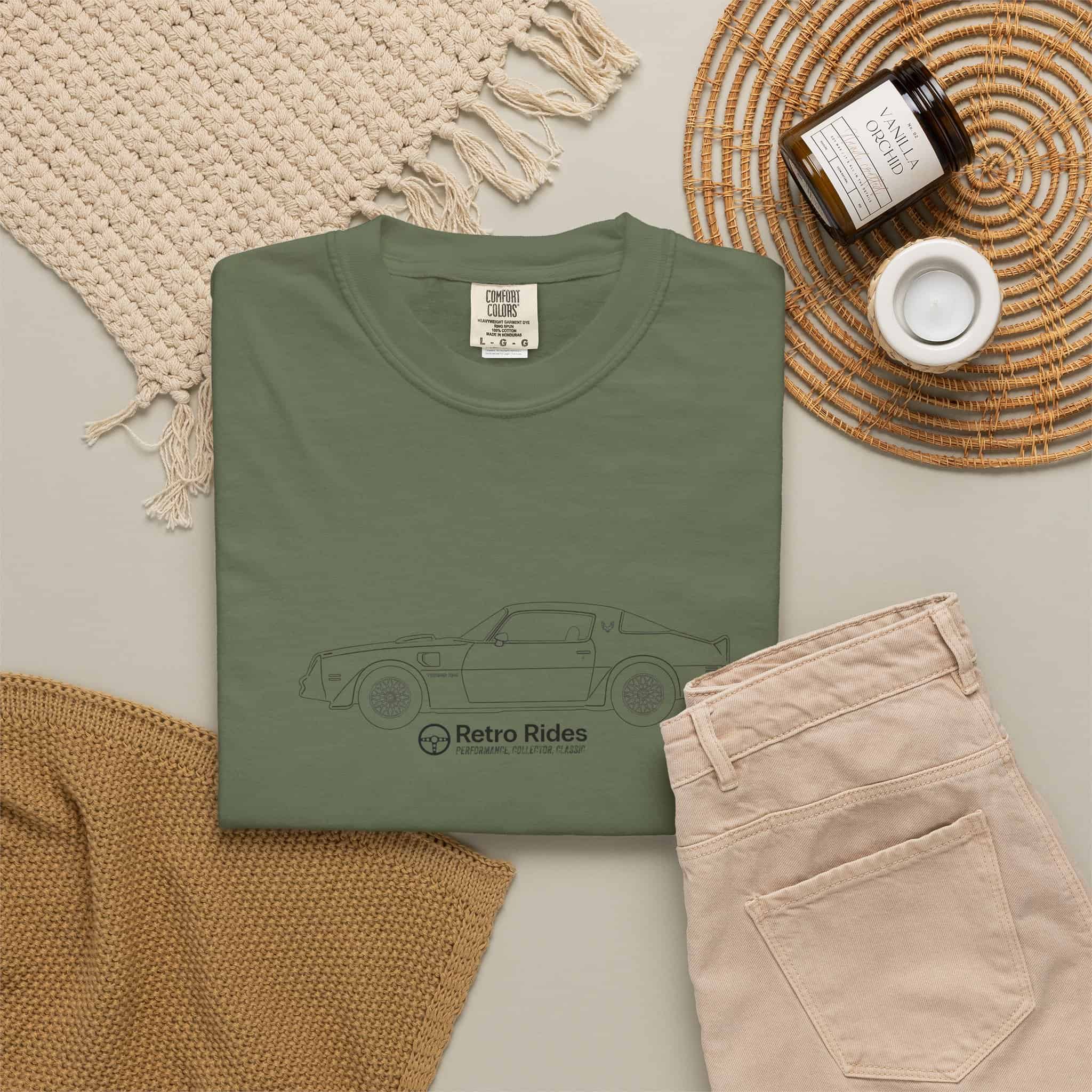 Classic Convertible Tee — 'Retro Riders' Lightweight Car Outline T-Shirt - Image 27