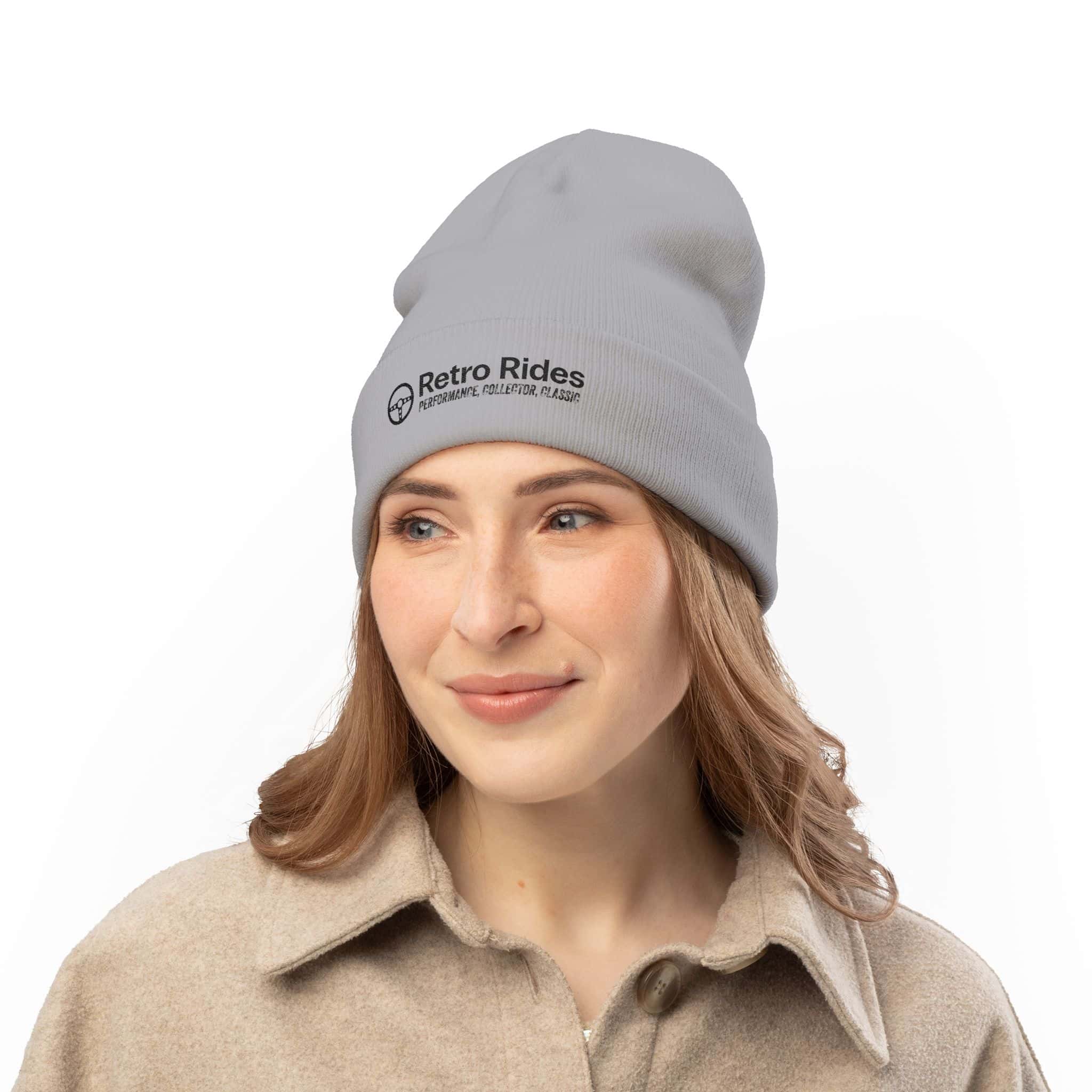 Retro Rides Embroidered Knit Beanie - Image 5
